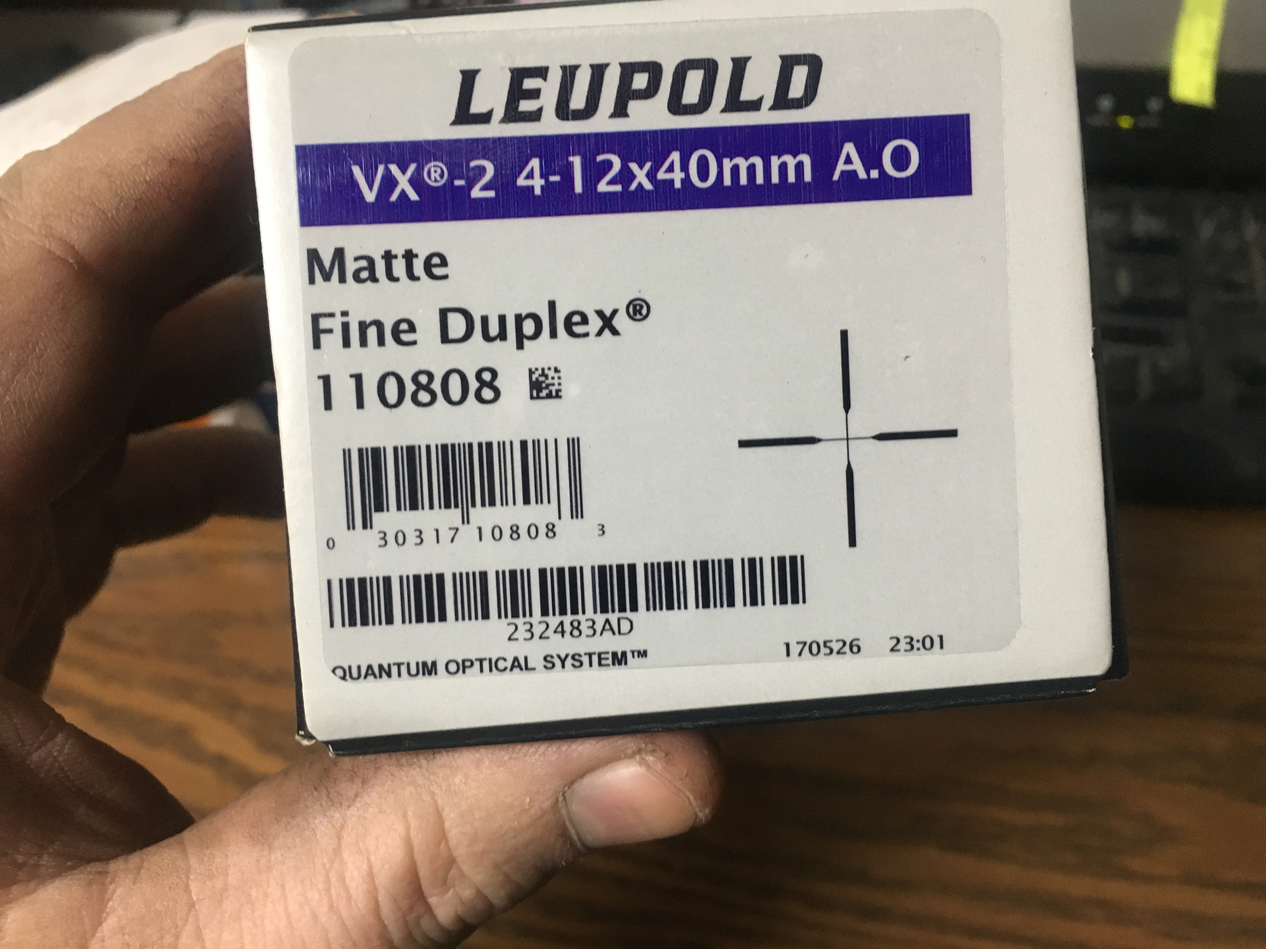 Leupold Scope VX-2  4-12x40 AO