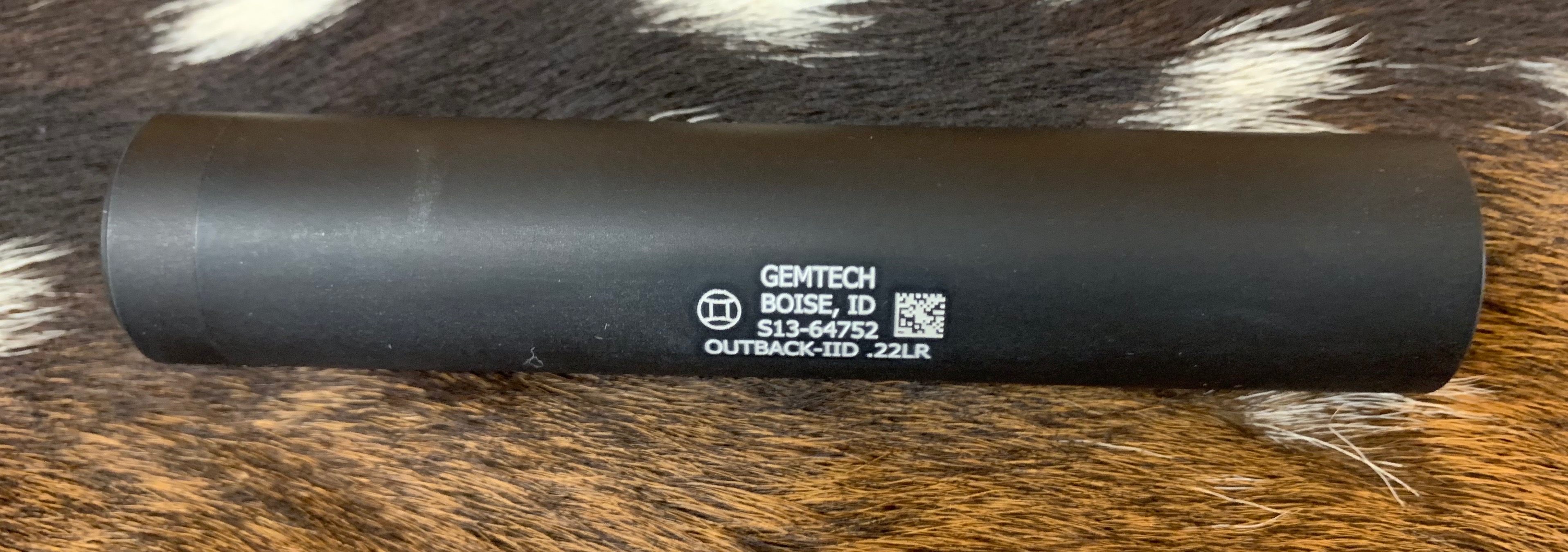 Gemtech Outback-IID 22 LR Suppressor