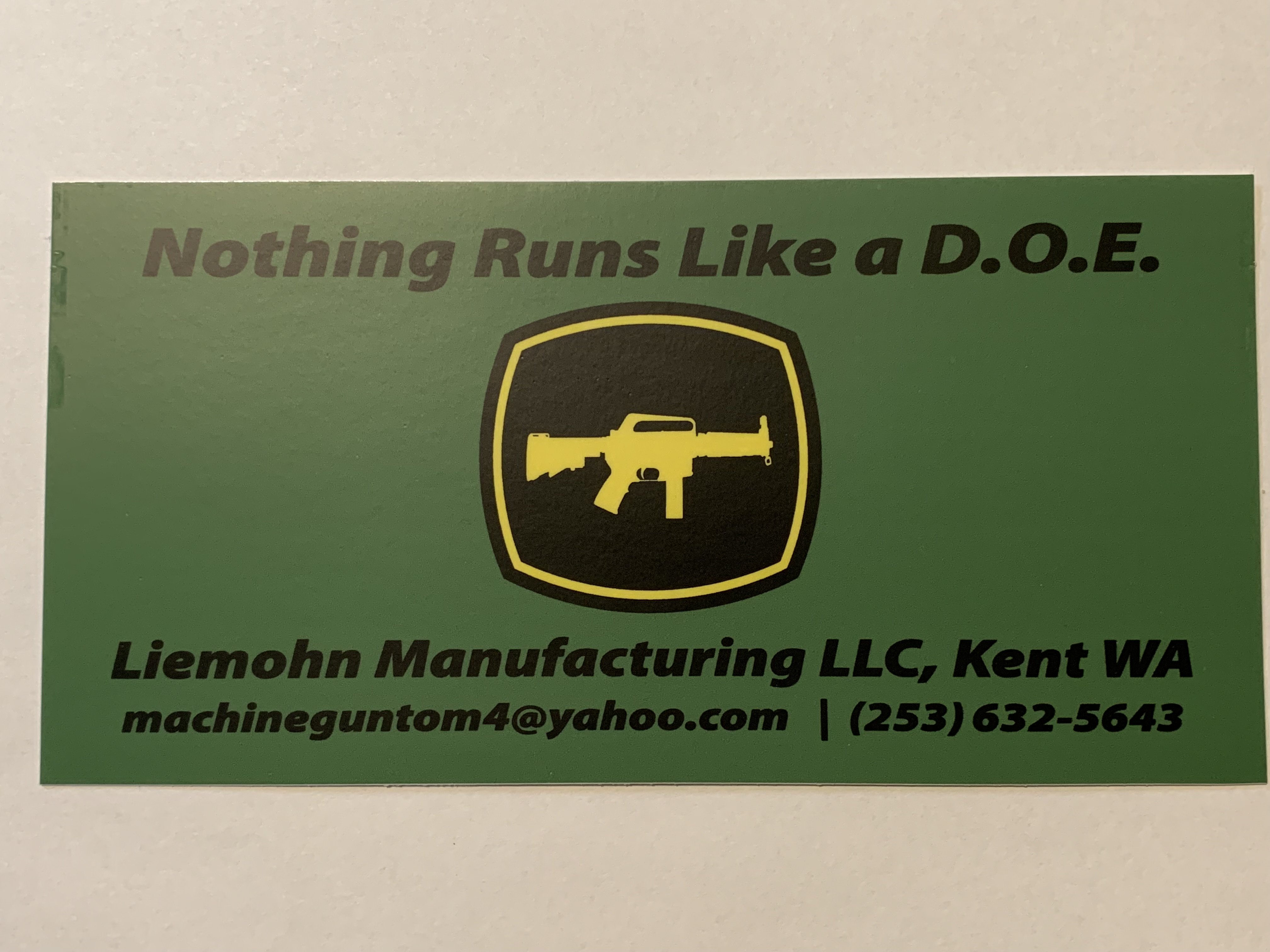 Free D.O.E. stickers!