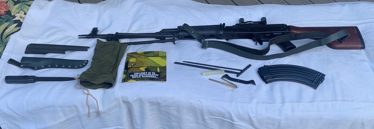 Barely Fired Valmet  M78 HB  w/ Extras