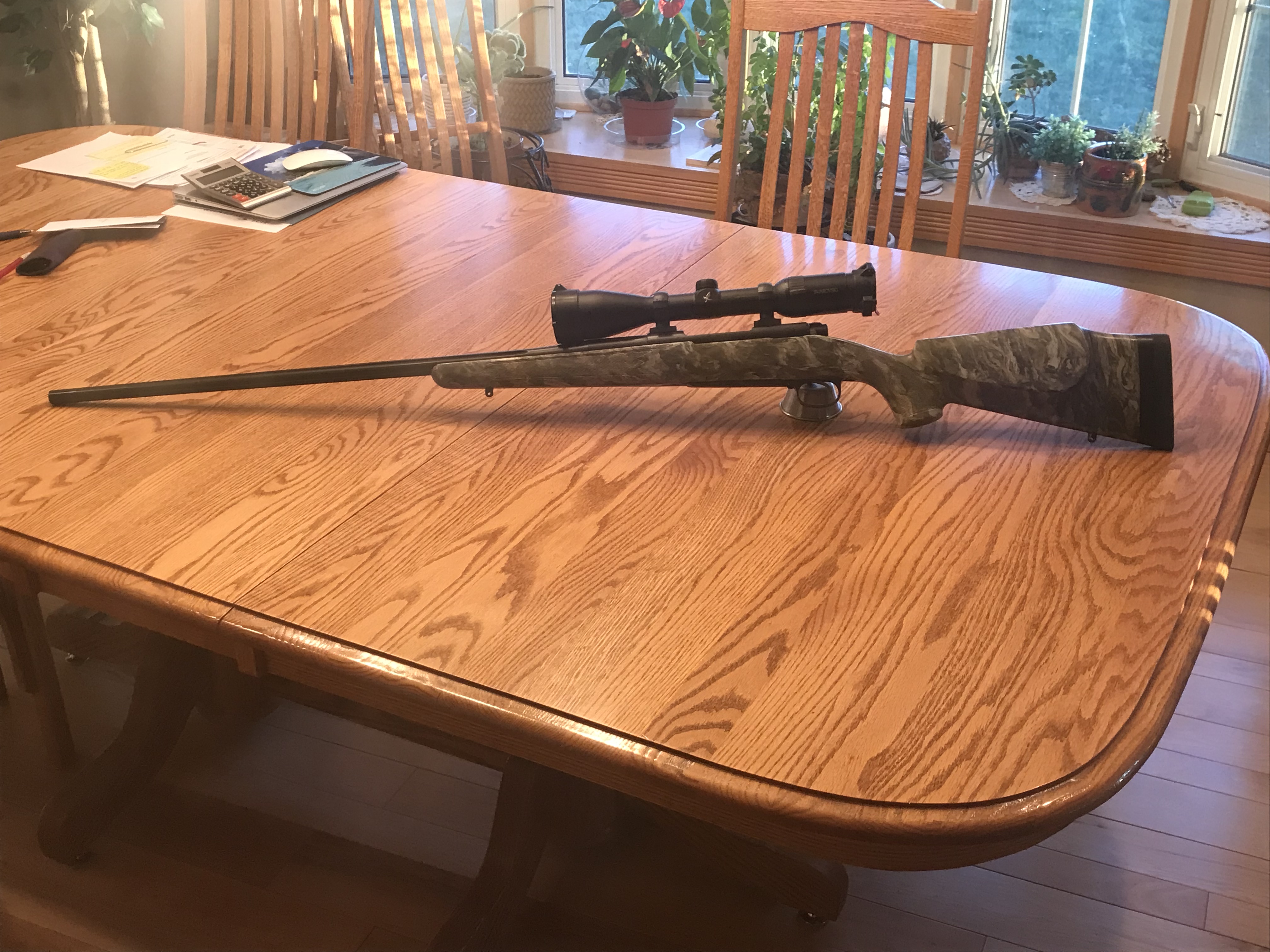 Custom rifle Winchester M70 Classic Swarovski Scope