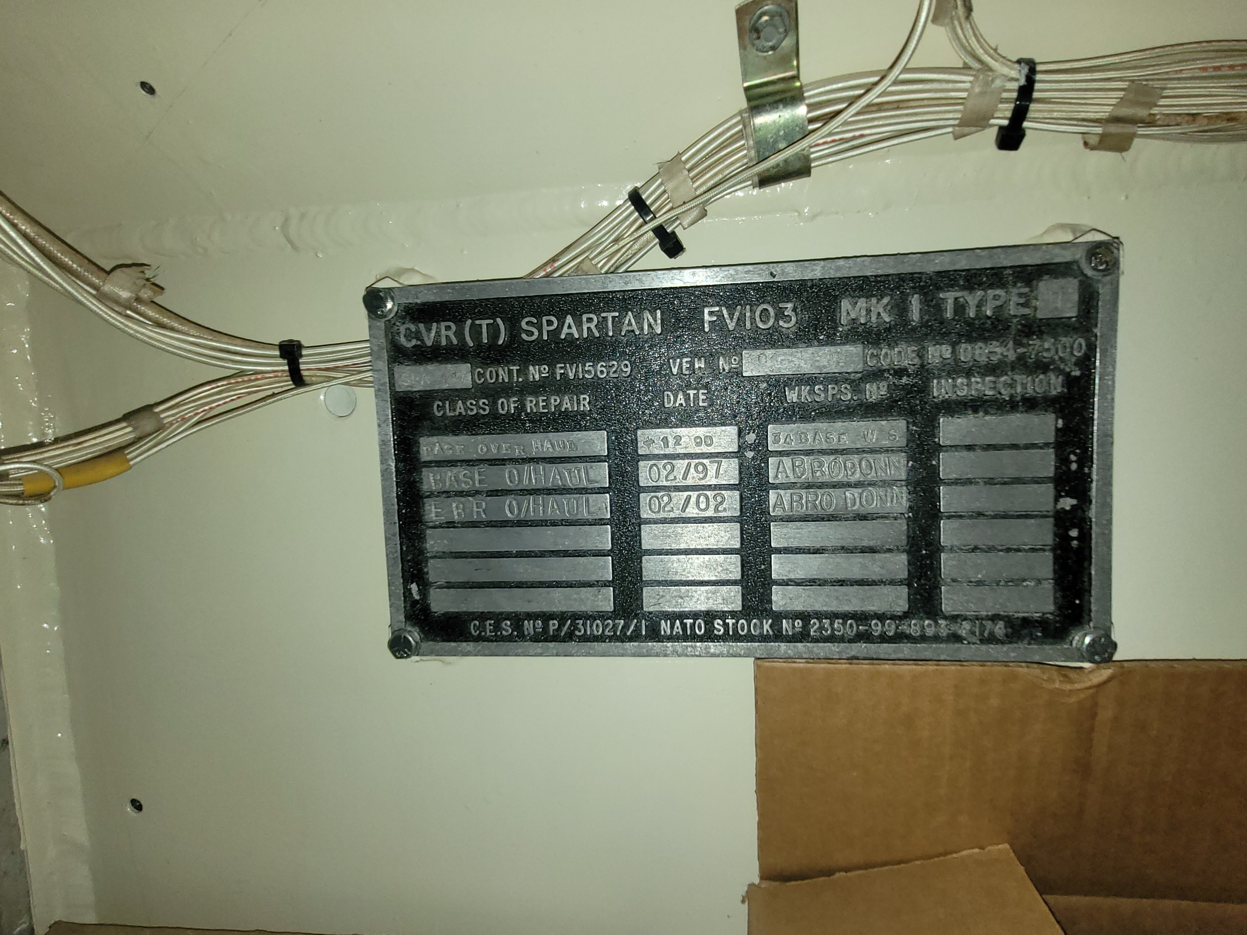British Spartan APC