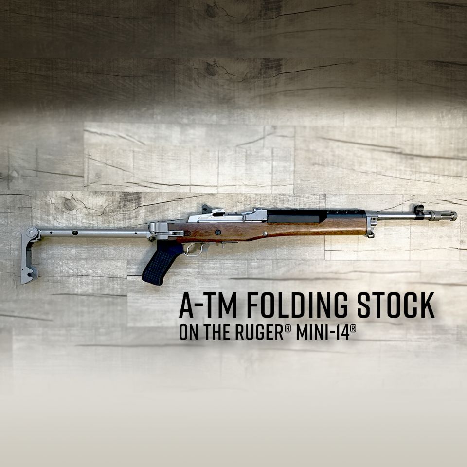 SAMSON A-TM STAINLESS FOLDING STOCK FOR THE RUGER® MINI-14®