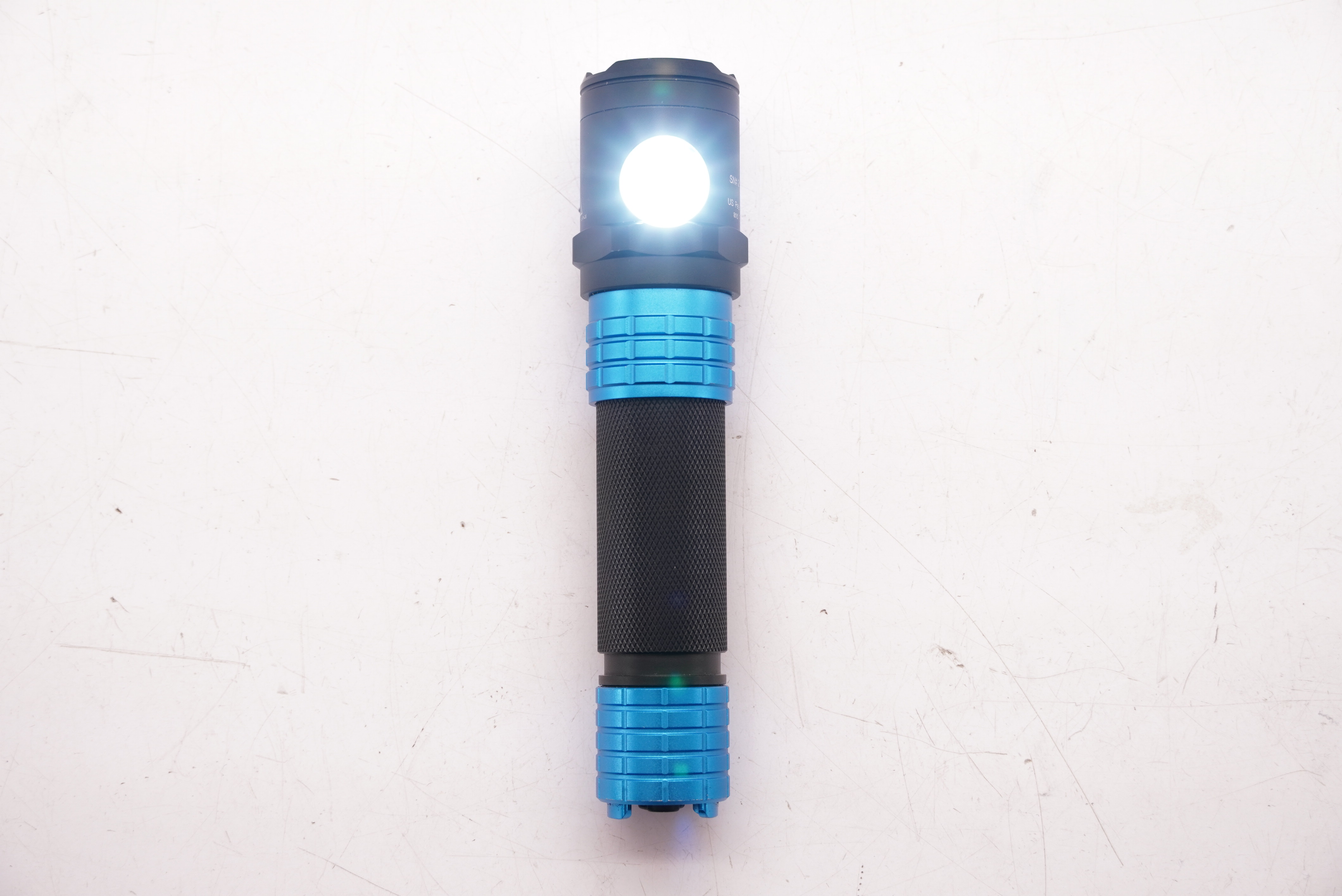 Nightstick USB-578XL- Blue  Rechargeable Tactical Flashlight w/holster