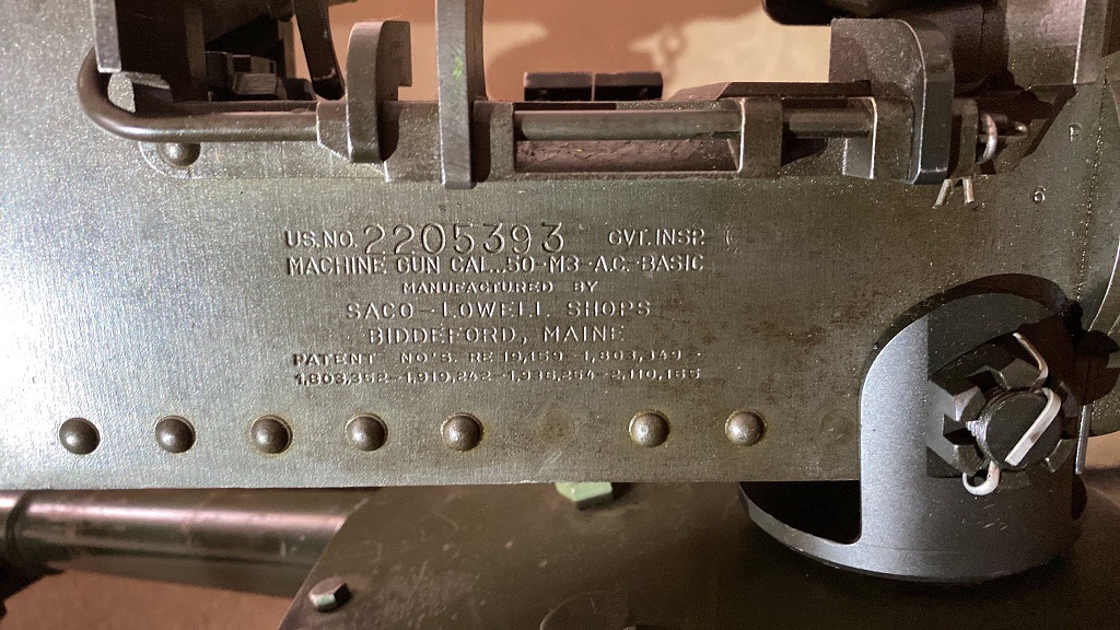 Saco Lowell M3 (M2HB) Machine Gun