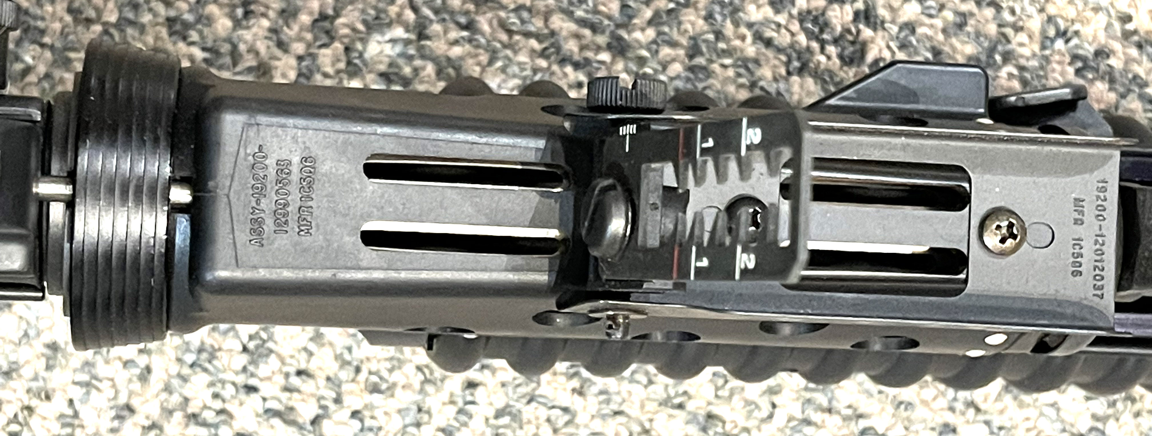 M203 Grenade Launcher on DPMS Upper Receiver