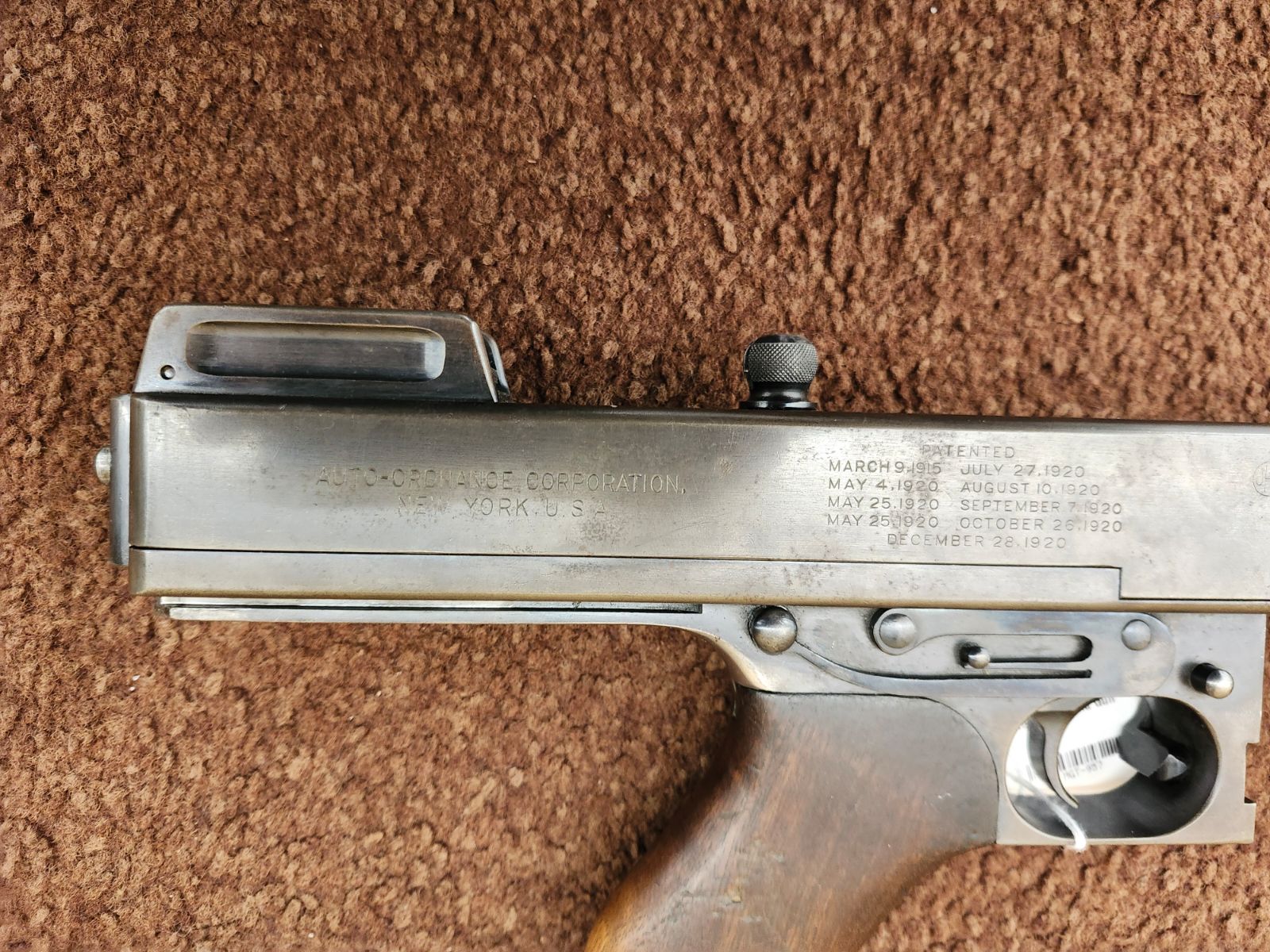 Low Serial Number Colt 1921 Thompson Transferable