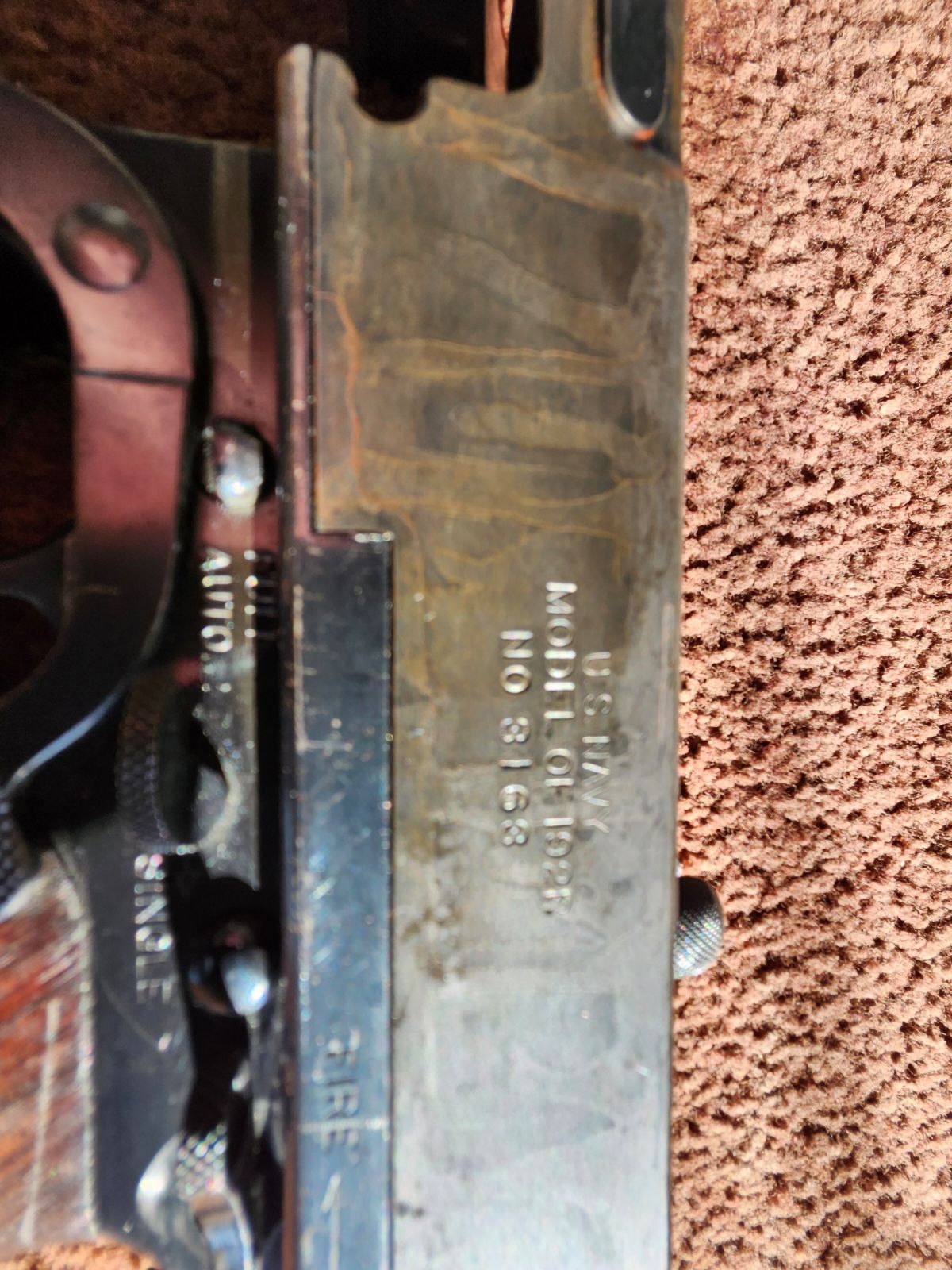 Colt 1921/28 Navy Overstamp Thompson w/Extras!