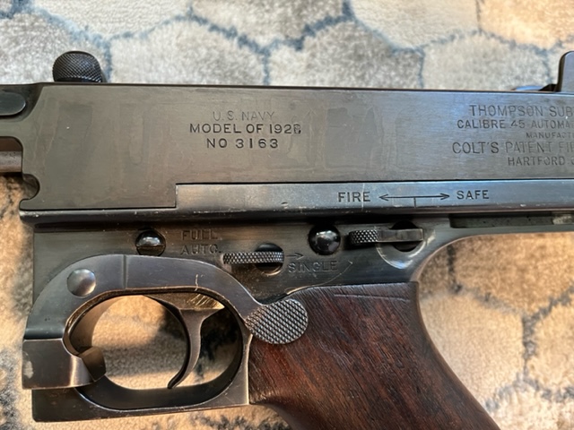 Colt 1921/28 Navy Overstamp Thompson w/Extras!