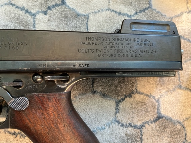 Colt 1921/28 Navy Overstamp Thompson w/Extras!