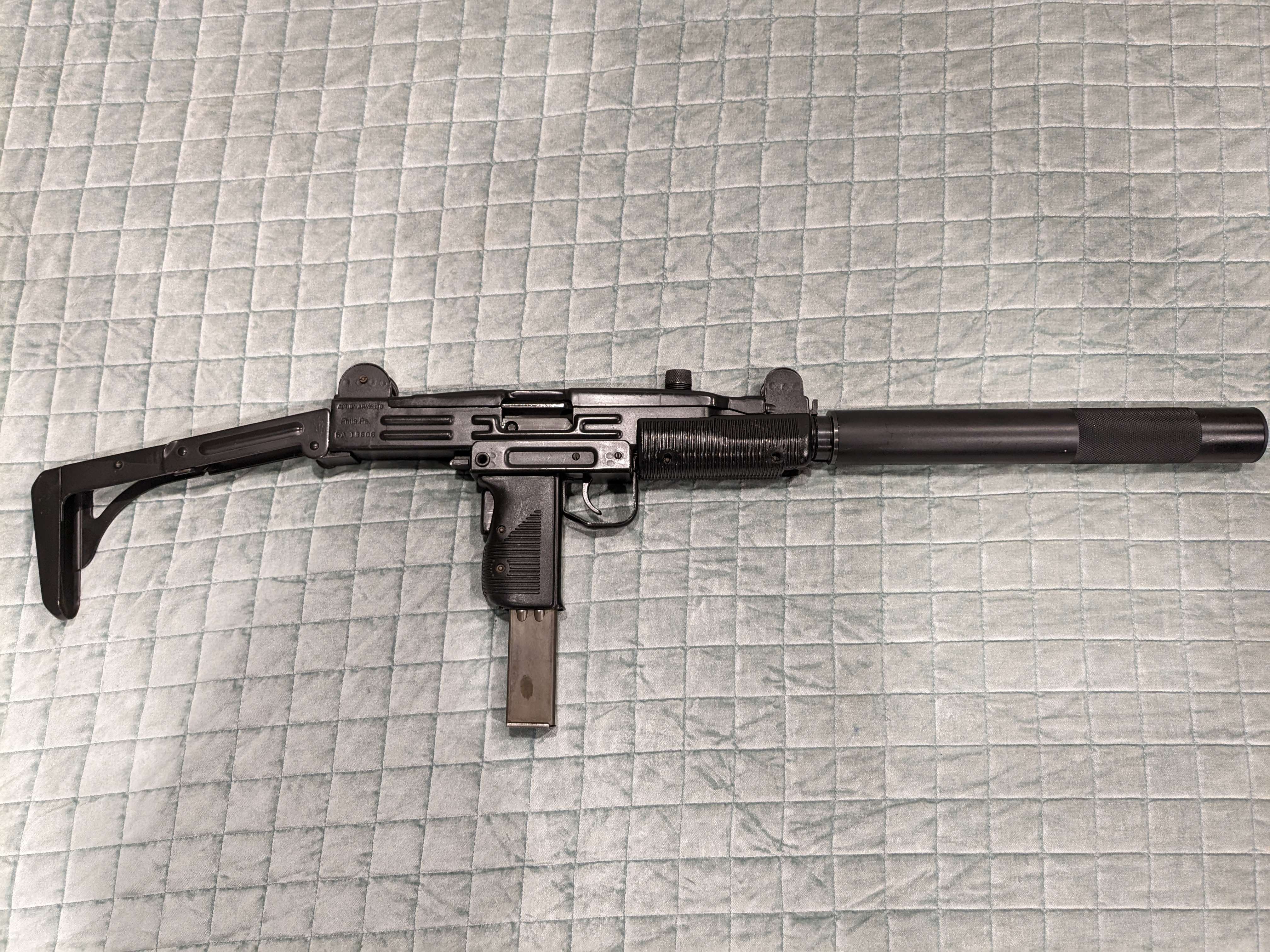 Uzi Registered Receiver w/S&H Arms Suppressor