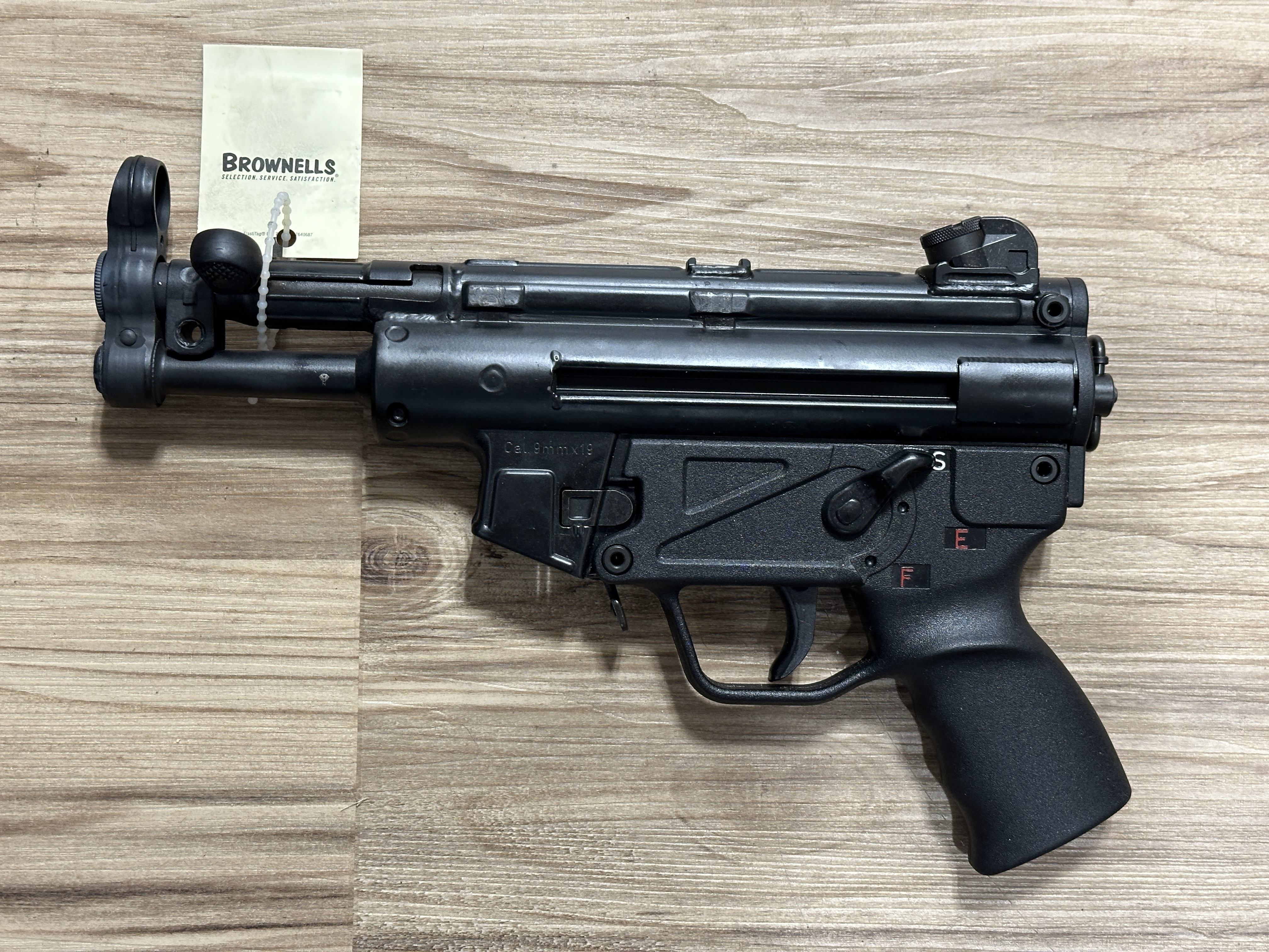 Archived Gun Listing: NO LAW LETTER POST SAMPLE HK MP5K MACHINE GUN ...