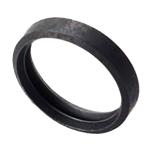 CRUSH WASHER 1/2''X28, .750OD, BLACK CARBON STEEL