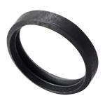 CRUSH WASHER 5/8''X24, .750OD, BLACK CARBON STEEL