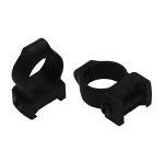 1'' MEDIUM ALUMINUM SCOPE RINGS BLACK