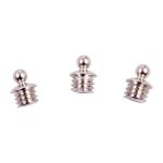 BRASS SKIRTED BEAD, 1/16'' 3-56 TPI, DULL SILVER, 3-PAK