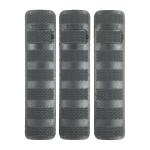 BATTLE RAIL COVER 3-PK PICATINNY POLYMER BLACK 6''