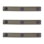 SLATE GRIP M-LOK PANELS 3-SLOT FDE 3-PACK