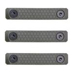 SLATE GRIP M-LOK PANELS 2-SLOT OD GREEN 3-PACK
