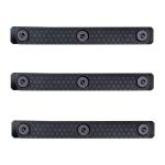SLATE GRIP M-LOK PANELS 3-SLOT BLACK 3-PACK
