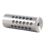 VARMINT MUZZLE BRAKE 20 CALIBER 5/8-24 SS SILVER
