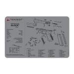 GUN MAT FOR GLOCK GEN4 GREY