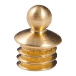 BRASS SKIRTED BEAD, 1/16'' 3-56 TPI, GOLD