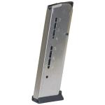 GOVT .45 ACP 8-RD, SILVER, POLYMER BASE