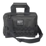 DELUXE 2 PISTOL RANGE BAG W/STRAP & MOLLE BLACK