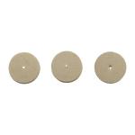 UNMOUNTED FELT BOB SQUARE 1''X1/4'' 3 PACK