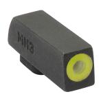 HVS GLOCK~ FRONT SIGHT, YELLOW OUTLINE