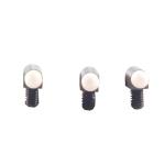 STD BEAD, 1/8'' 3-56 TPI, 5/32'' SHANK, WHITE, 3-PAK