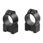 1'' HIGH (1.035'') 16MM DOVETAIL RINGS, BLACK