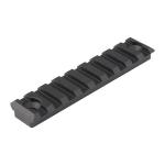 KEYMOD RAIL PICATINNY ALUMINUM BLACK 3.75''