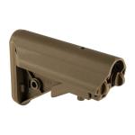 AR-15 SOPMOD STOCK COLLAPSIBLE MIL-SPEC COYOTE BROWN
