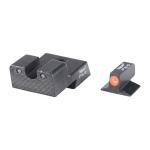 1911 NOVAK CUT HD NIGHT SIGHT SET ORANGE FRONT OUTLINE
