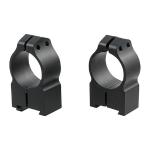 1'' HIGH (1.035'') 19MM DOVETAIL RINGS, BLACK