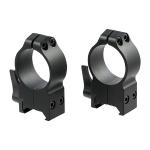 30MM EXTRA HIGH (1.240'') QD RINGS, BLACK