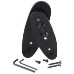BUTT PLATE STOCK ADJUSTER BLACK ALUMINUM