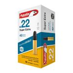 22 LONG RIFLE 40GR LEAD SOLID POINT 50/BOX