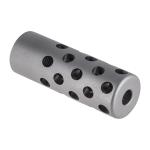 QUIET MUZZLE BRAKE 6.5 CALIBER 5/8-24 STAINLESS STEEL