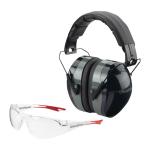 EYES & EAR COMBO GRAY/CLEAR