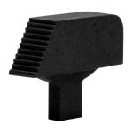 1911 FRONT SIGHT ONLY SERRATED RAMP PLAIN BLACK NARROW TENON