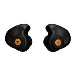 CUSTOM MOLDED PERCUSSIVE SHOOTING EARPLUG,  BLACK