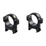 ZEE RINGS 1'' MEDIUM STEEL RINGS GLOSS BLACK