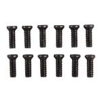 6-48X3/8'' WEAVER OVAL SOCKET SCREWS FOR WEAVER BASE 12PK
