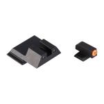 S&W M&P SHIELD ORANGE FRONT & BLACK SQUARE NOTCH REAR