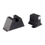 SUPP HEIGHT G17/19 WHITE FRONT & BLACK SQUARE NOTCH REAR