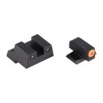 CANIK TP9SF ELITE ORANGE FRONT & BLACK SQUARE NOTCH REAR