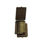 WALLET STYLE AMMO BOX 220 SWIFT-9X57 NORMA 9 ROUND BROWN